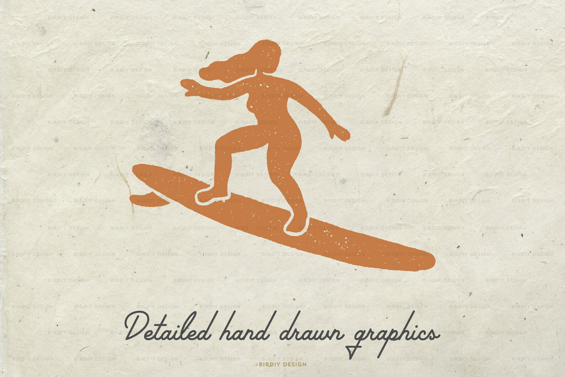 Summer Icons Hand Drawn Graphics 4