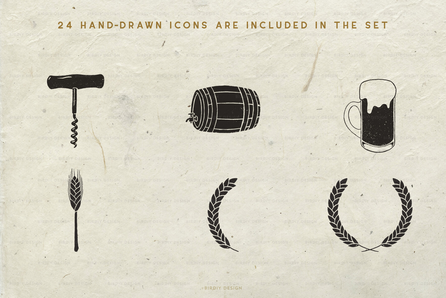 Beer Wine and Liquor Icons 5
