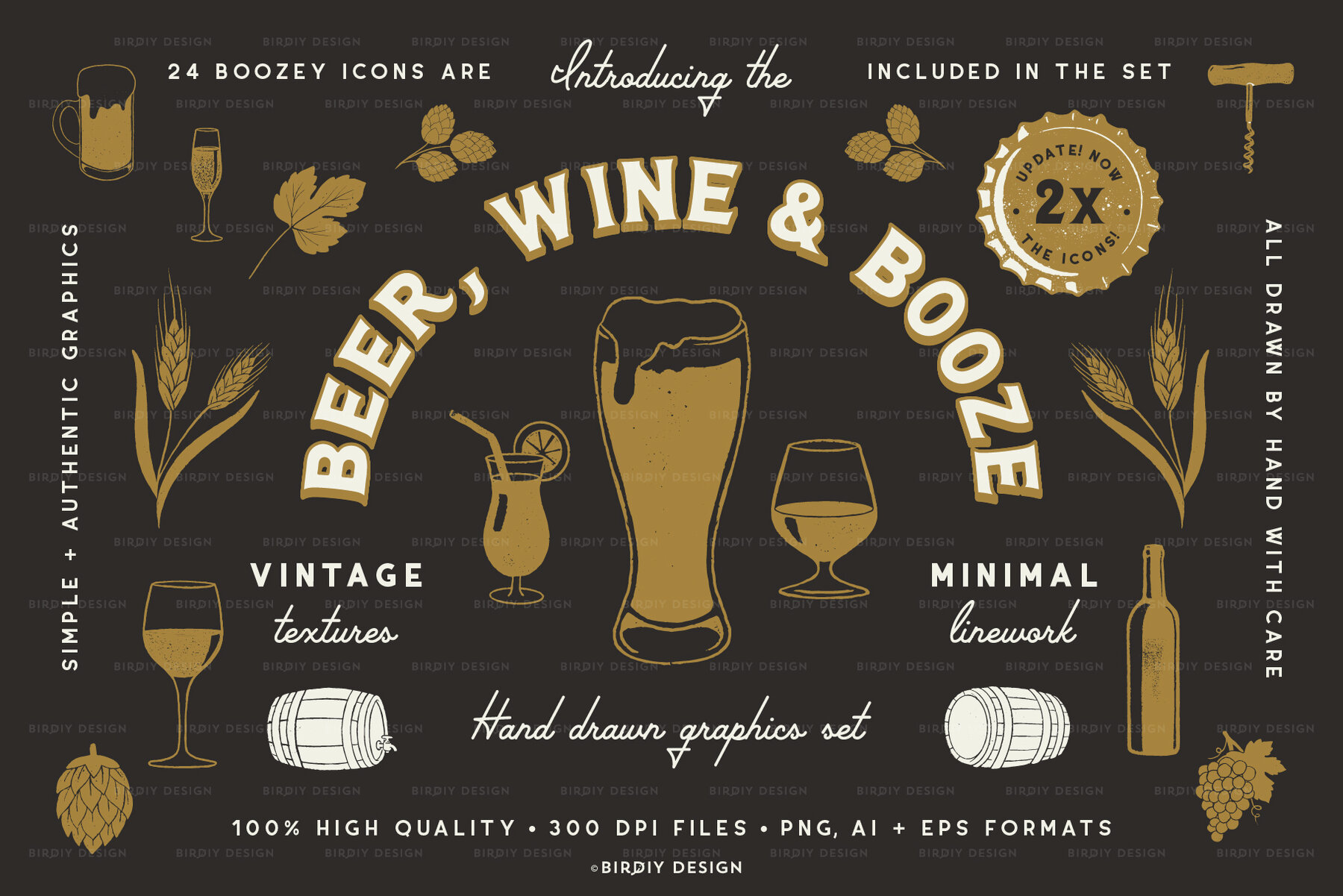 Beer Wine and Liquor Icons 10