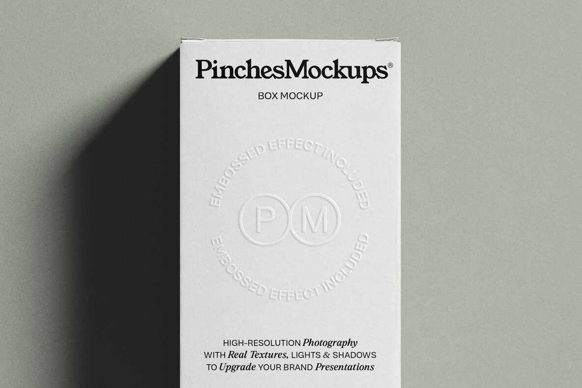 Embossed Box Mockup PMBM21 1