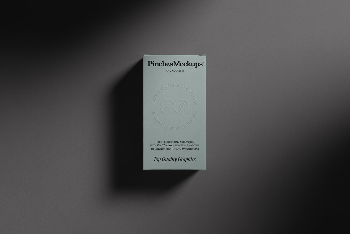 Embossed Box Mockup PMBM21 4