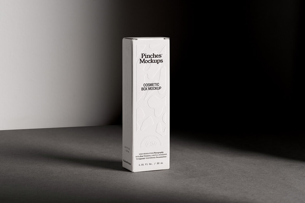 Embossed Box Mockup PMBM23 1
