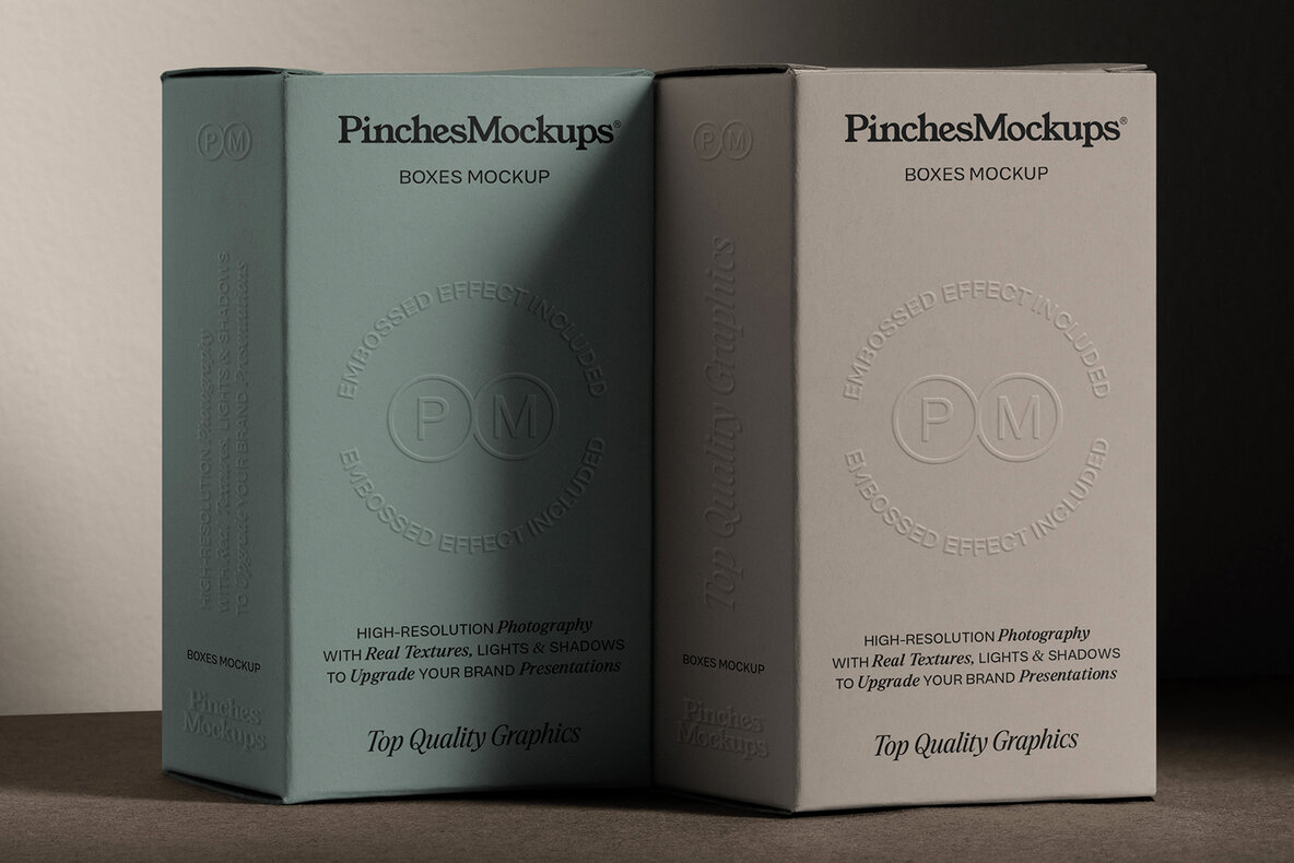 Embossed Boxes Mockup PMBM25 1
