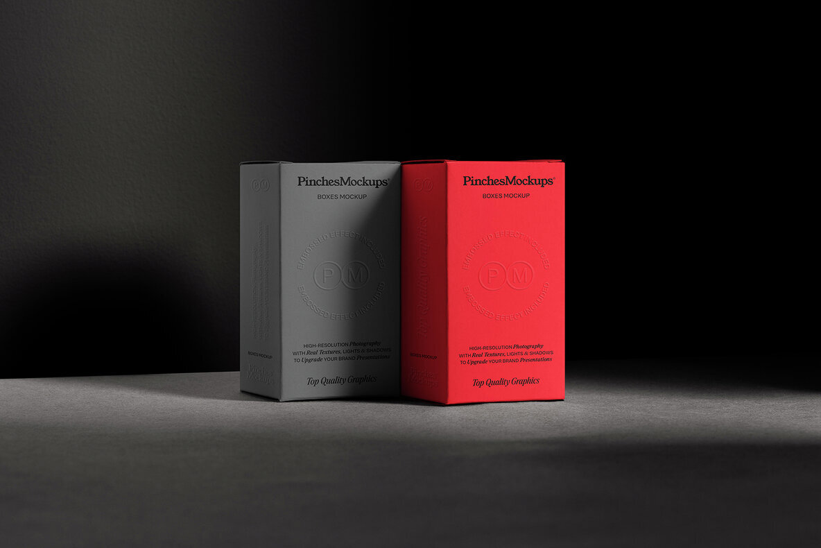 Embossed Boxes Mockup PMBM25 2