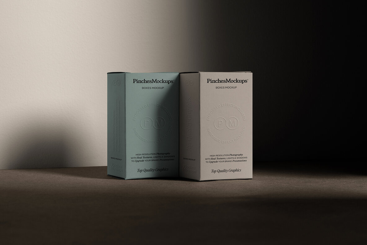 Embossed Boxes Mockup PMBM25 3