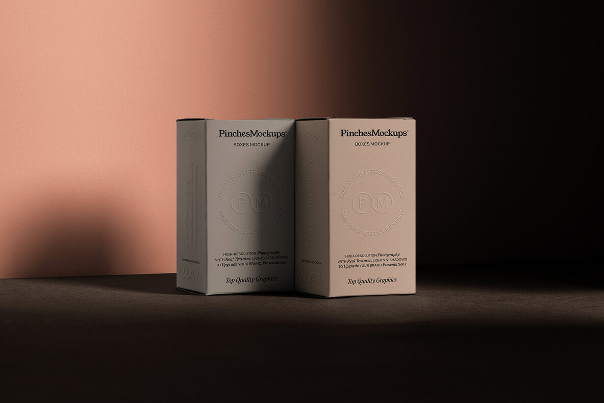 Embossed Boxes Mockup PMBM25 4