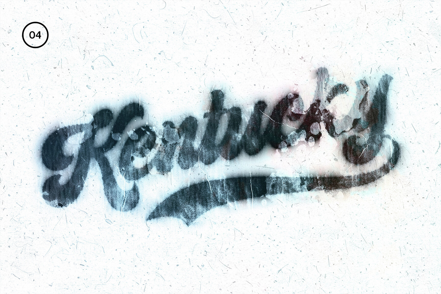 Grunge Wall Distortion Mockup 5