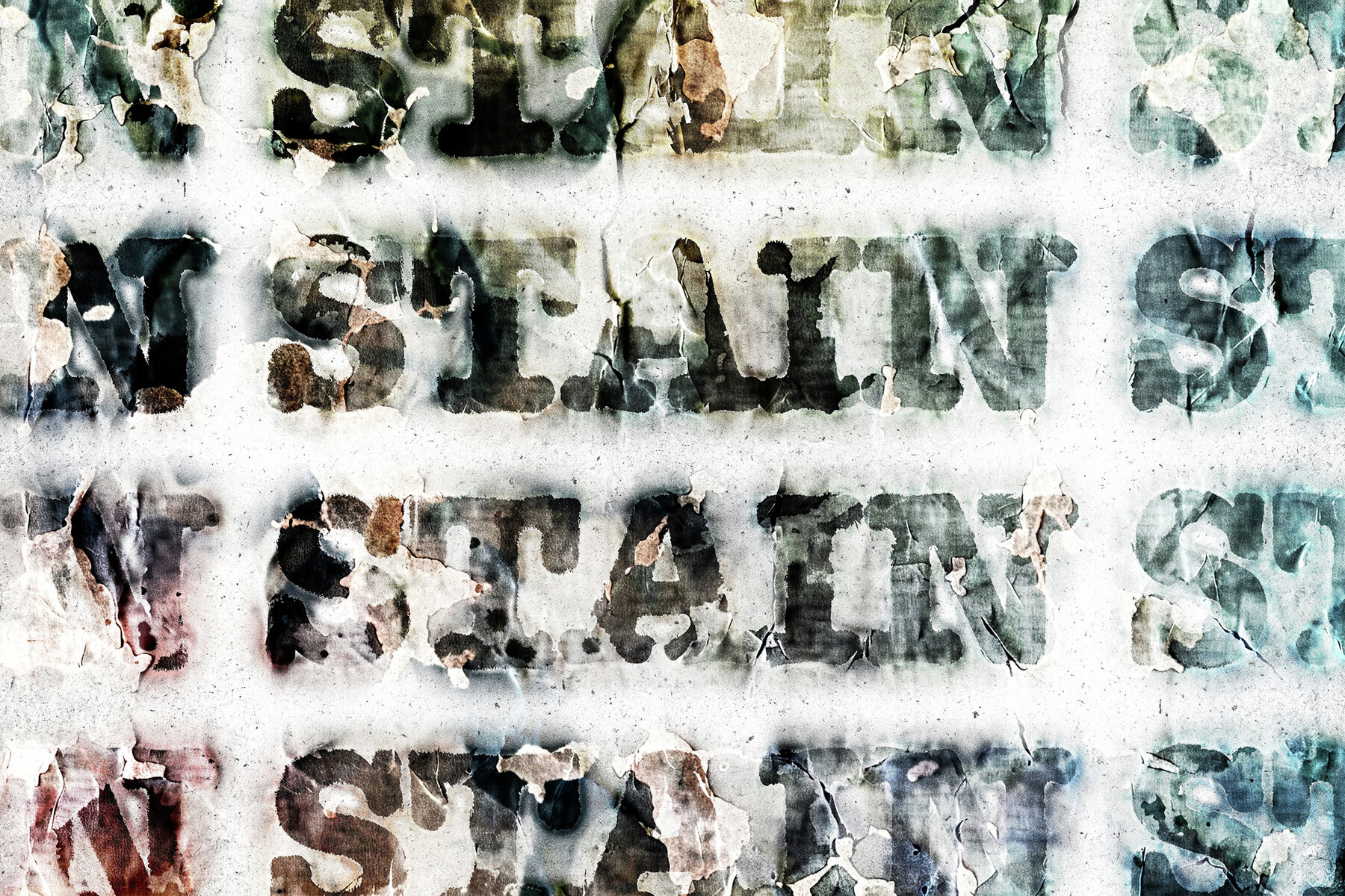 Grunge Wall Distortion Mockup 8