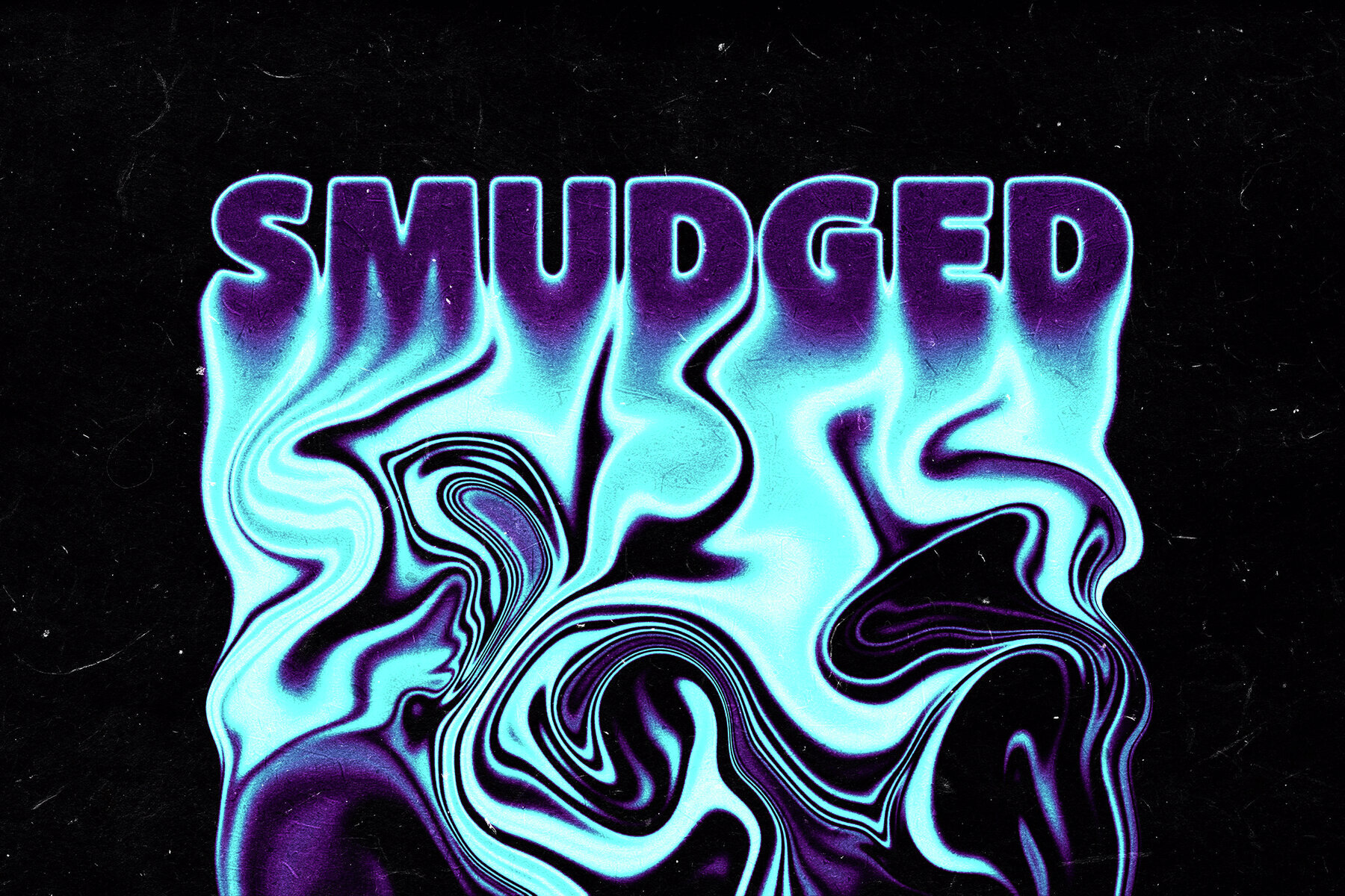 Smudged Flowing Text Effect 2
