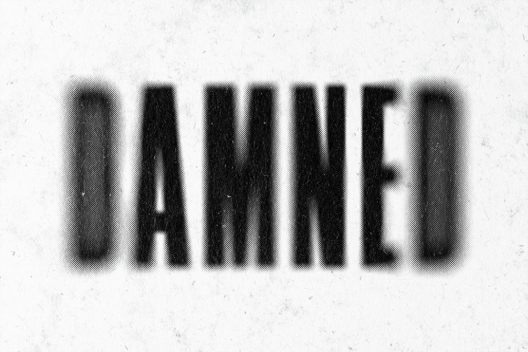 Dust Blurred Halftone Text Effect 6