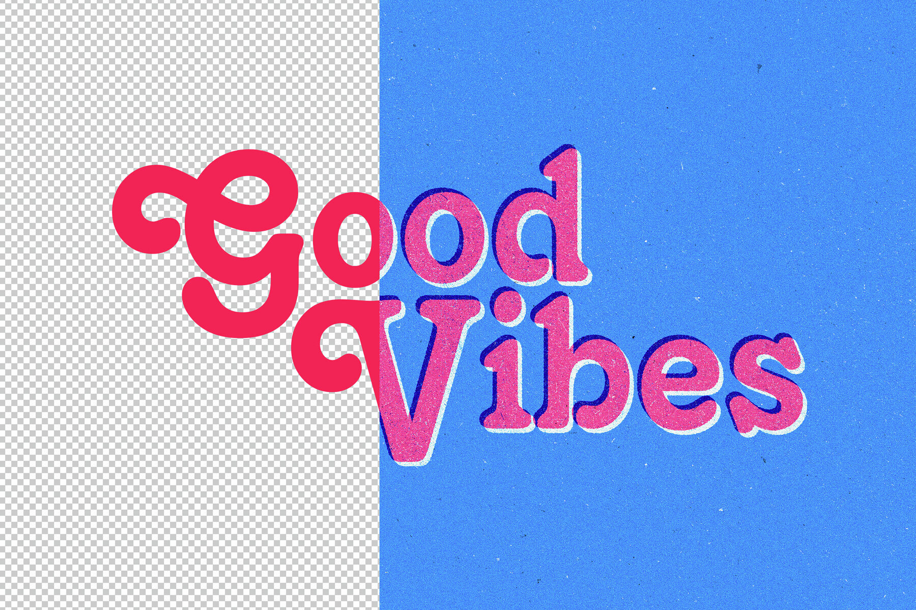 Risoprint Grunge Text   Logo Effect 2