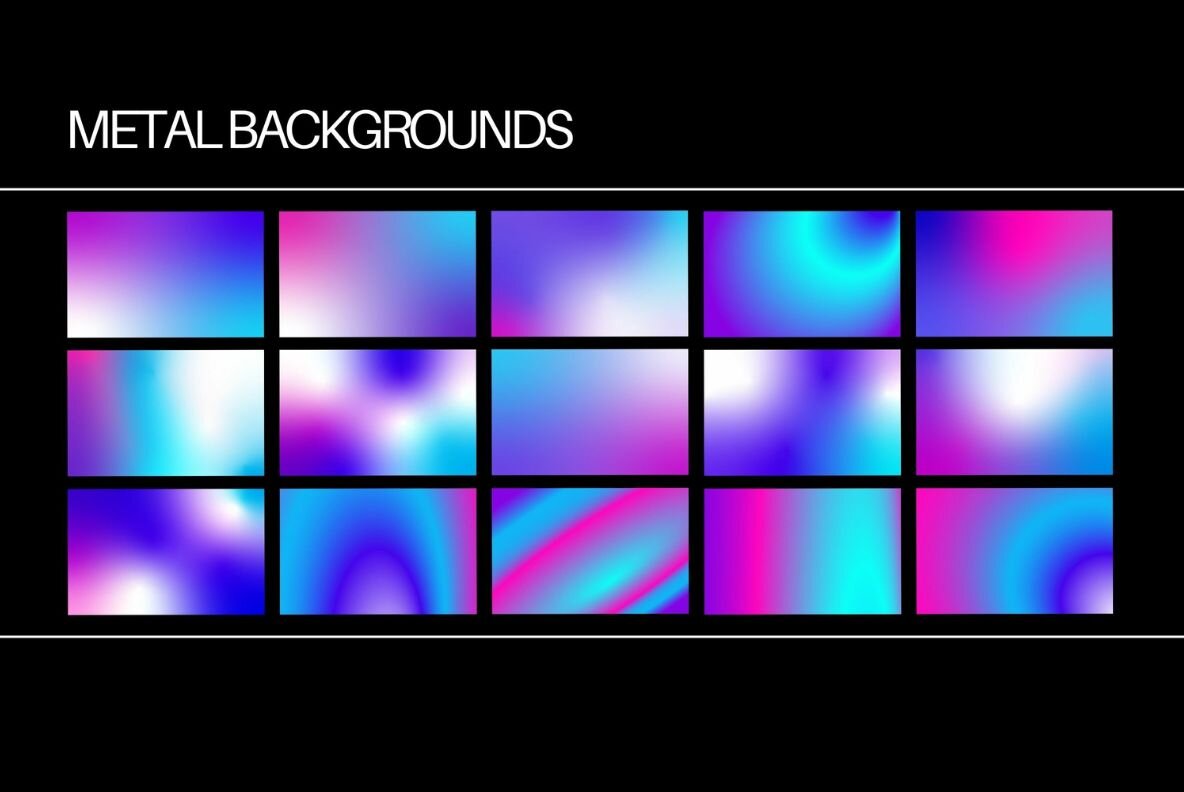 Abstract Holographic and Colorful  Gradient Backgrounds 6