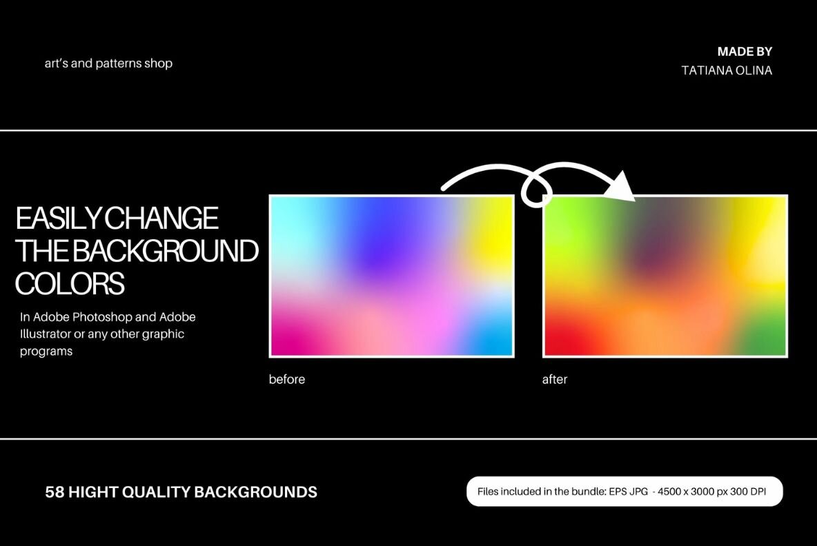 Abstract Holographic and Colorful  Gradient Backgrounds 8