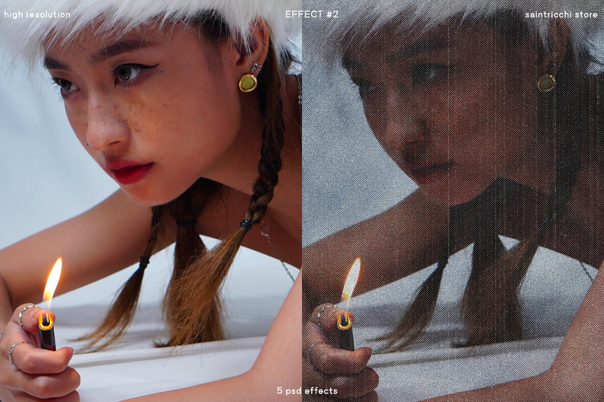 Magazine Print Effect 2   Photoshop PSD Effect 3