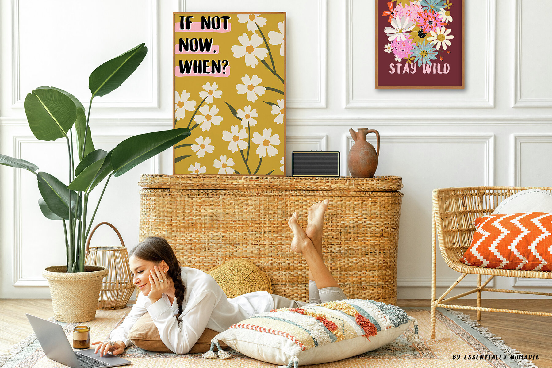 Just Blooms Autumn Poster and Pattern Collection 6