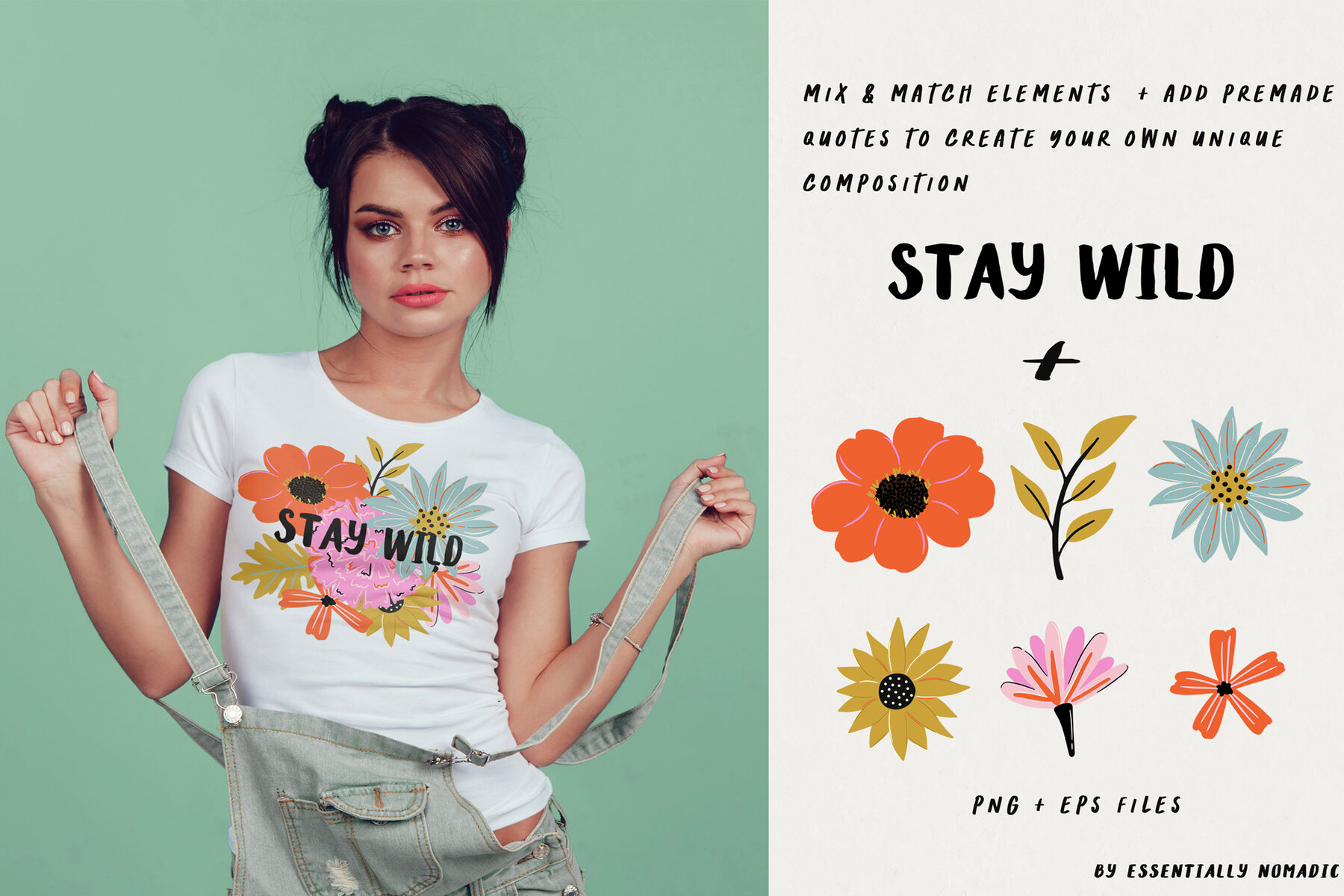 Just Blooms Autumn Poster and Pattern Collection 10