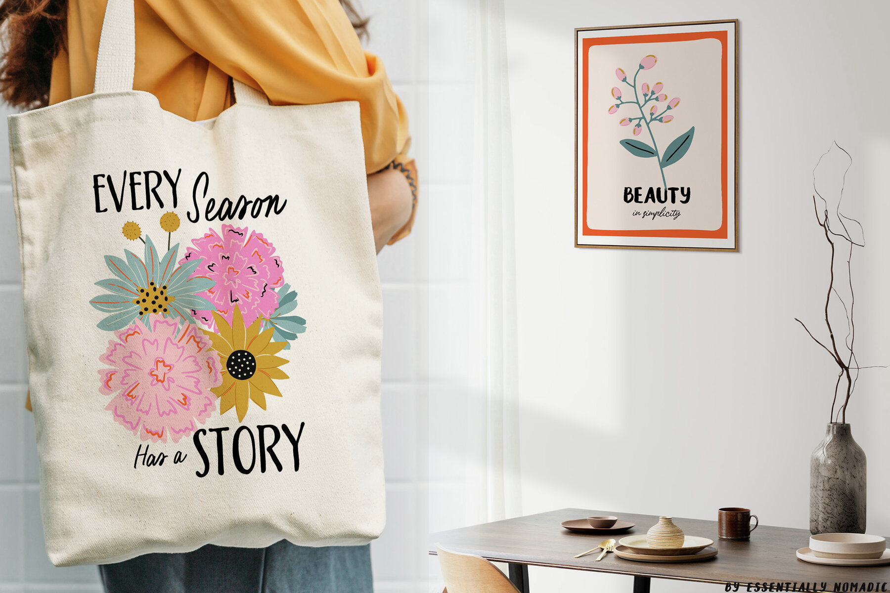 Just Blooms Autumn Poster and Pattern Collection 11