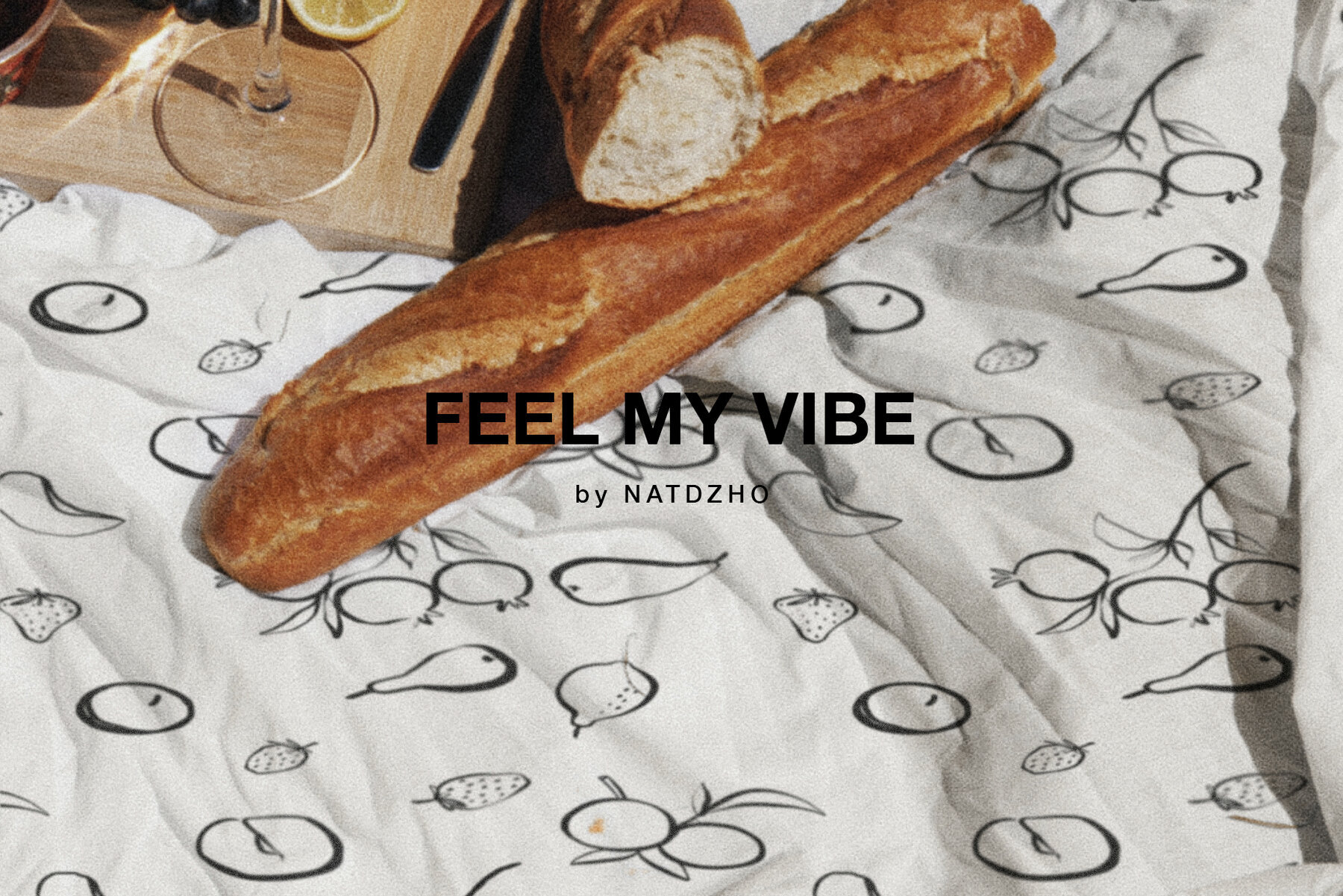 Feel the Vibe Posters Line Art 2