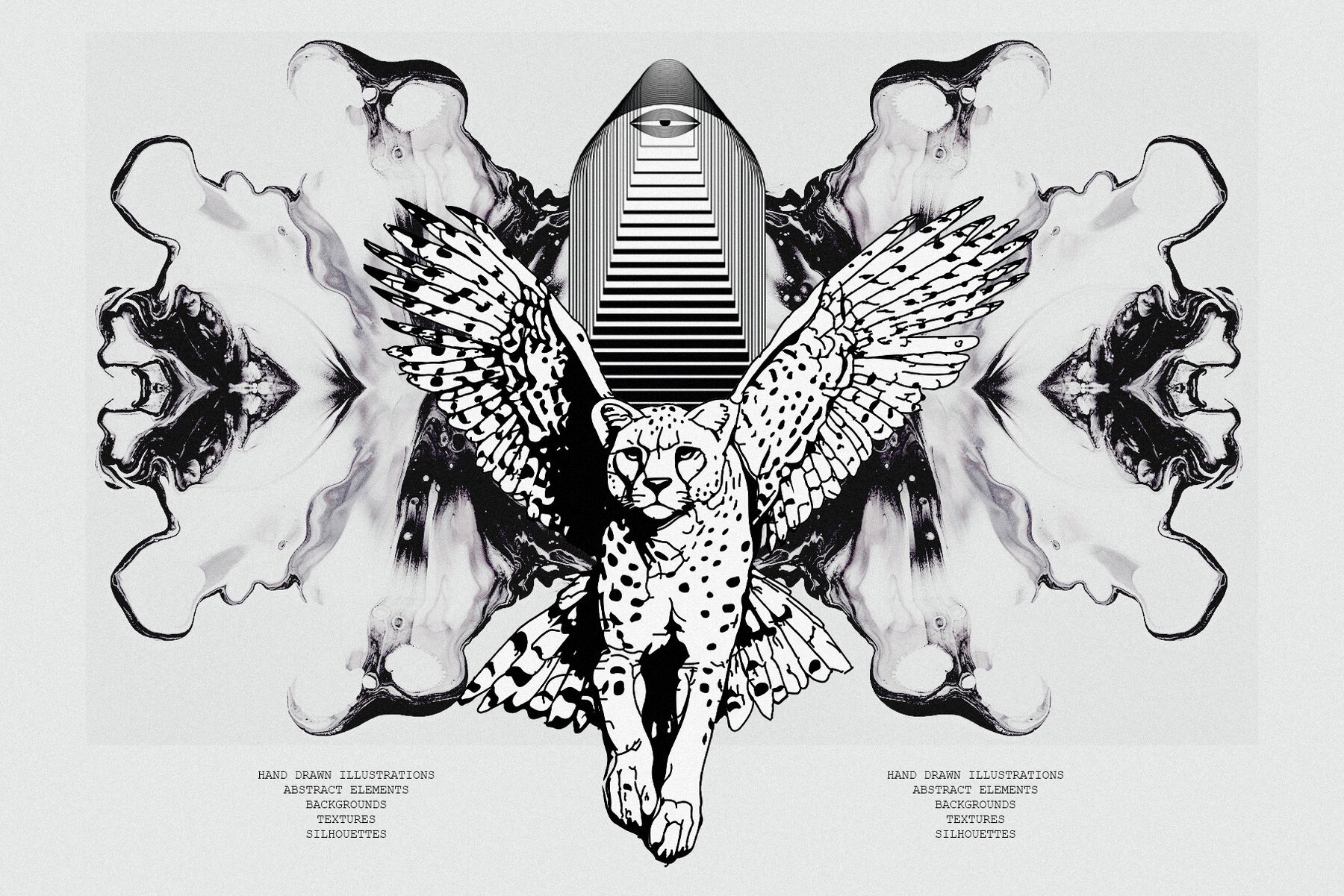 Lost in translation Mixed Media set 4