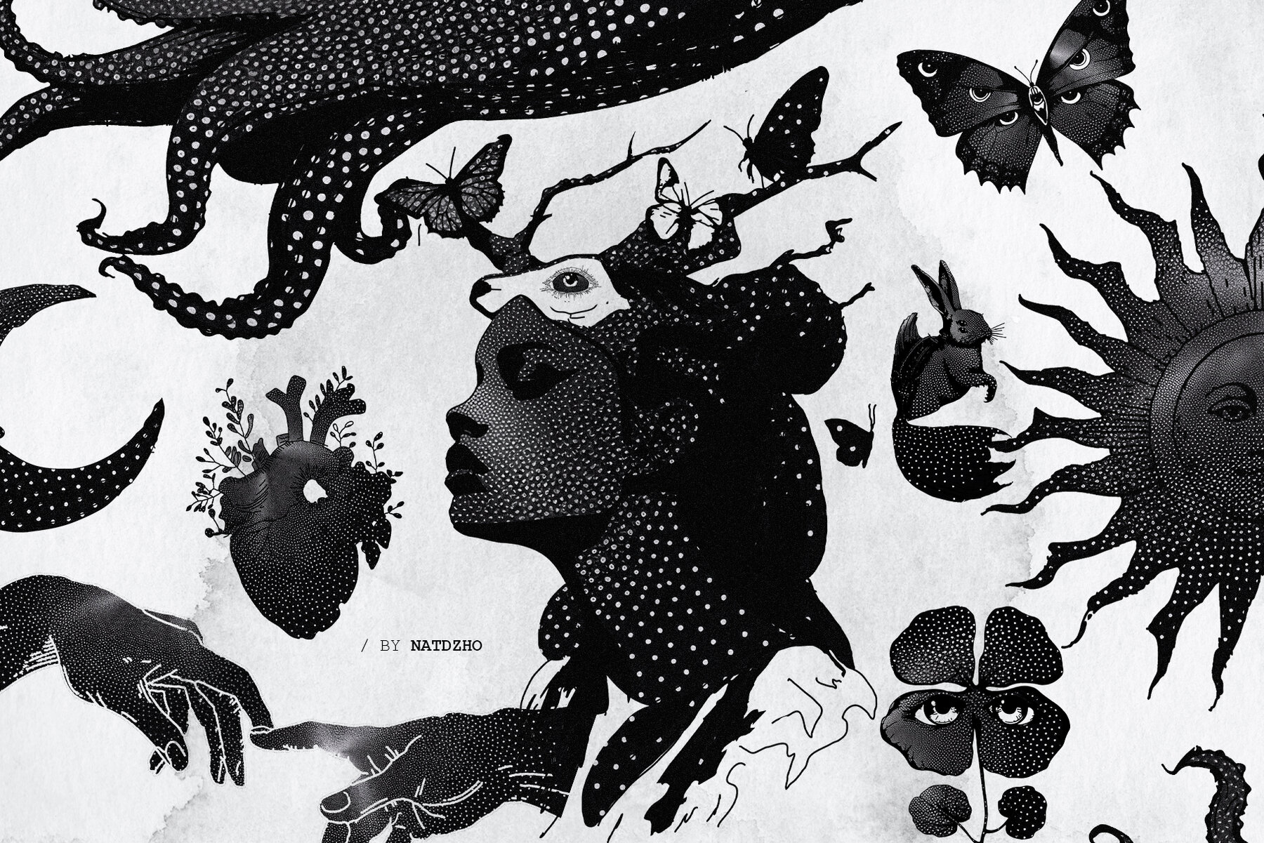 Lost in translation Mixed Media set 9