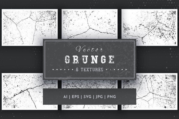 6 Grunge Crack Textures Graphics - YouWorkForThem