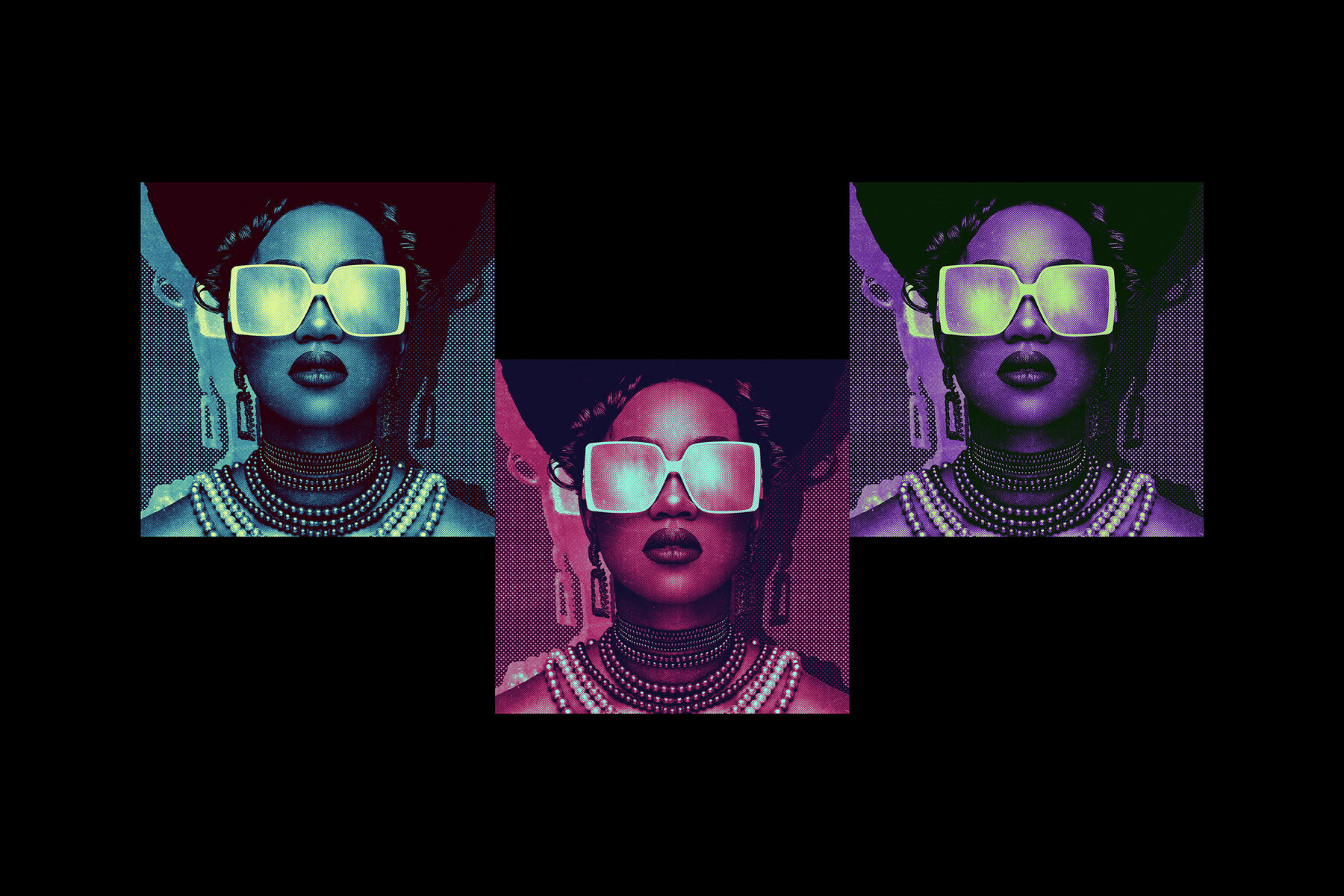 Halftone Printing Photo Effect 4