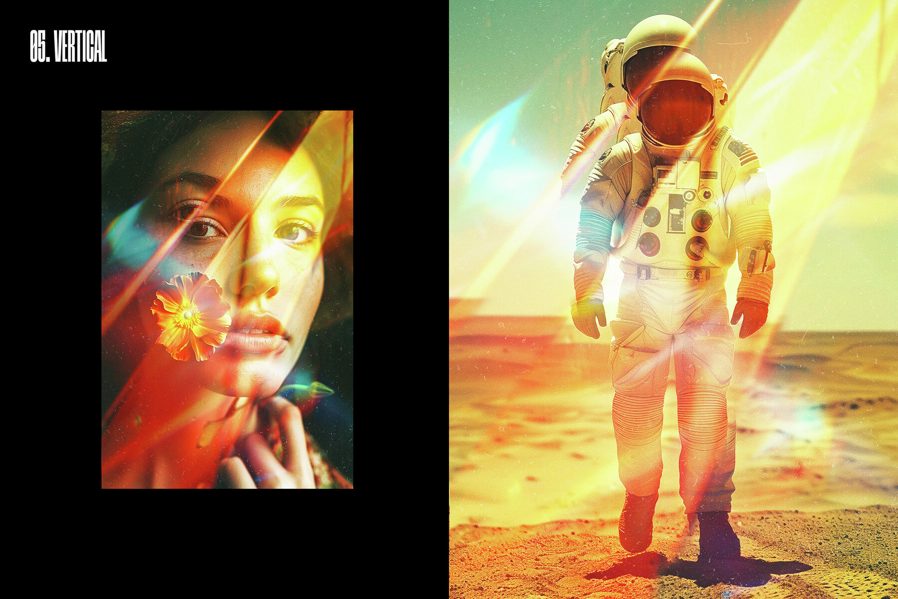 Retro Prism Photo Effects Collection 14