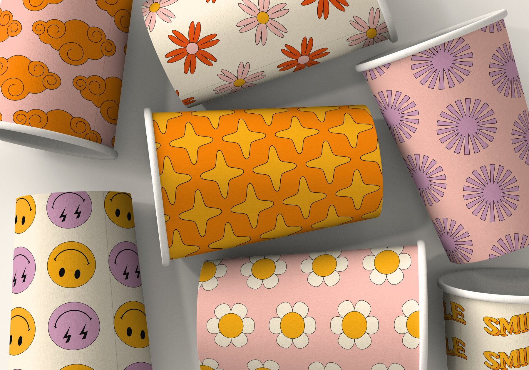 114 Vibrant Retro Graphic Collection 9