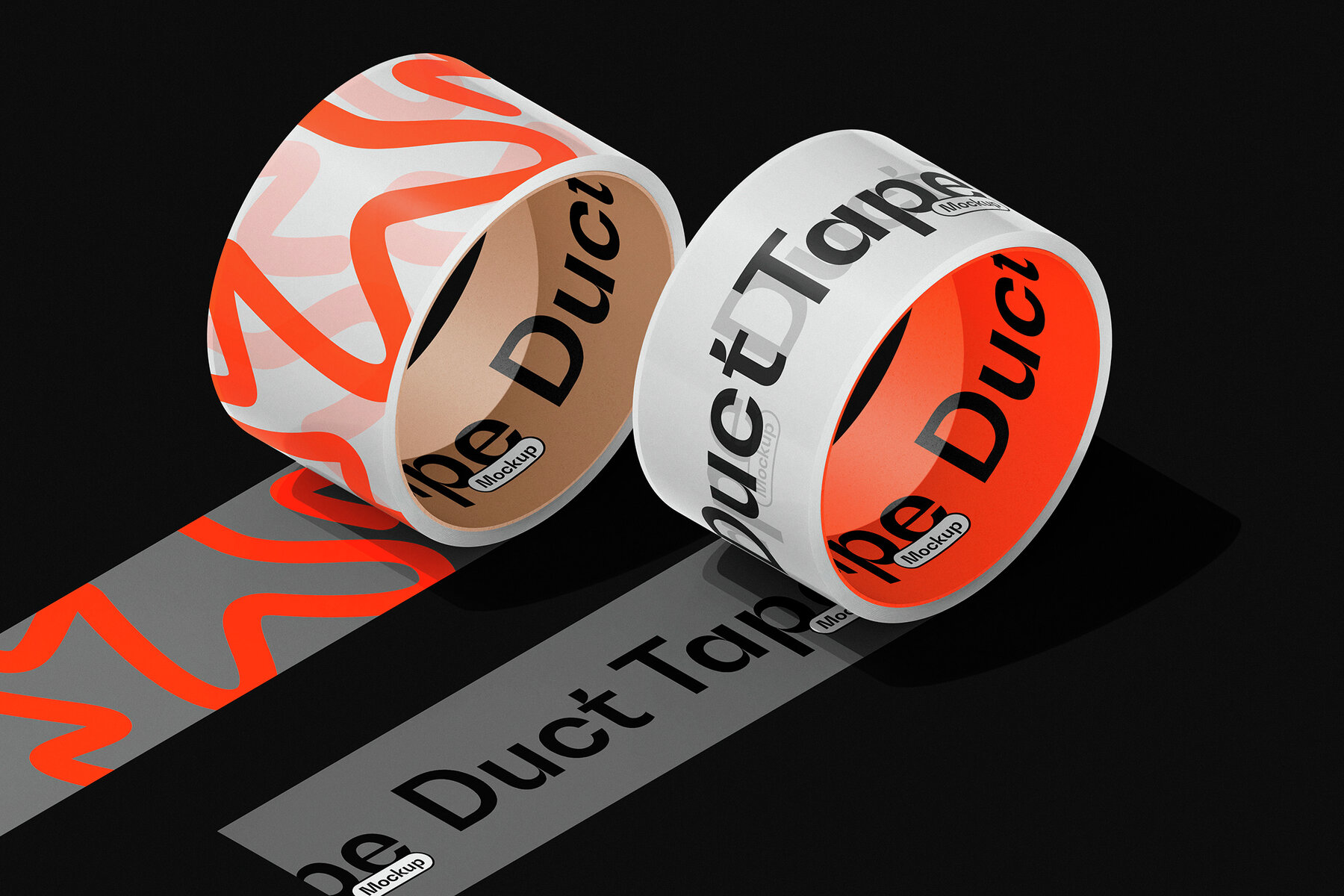 Duct Tape   Box Mockups Set 5