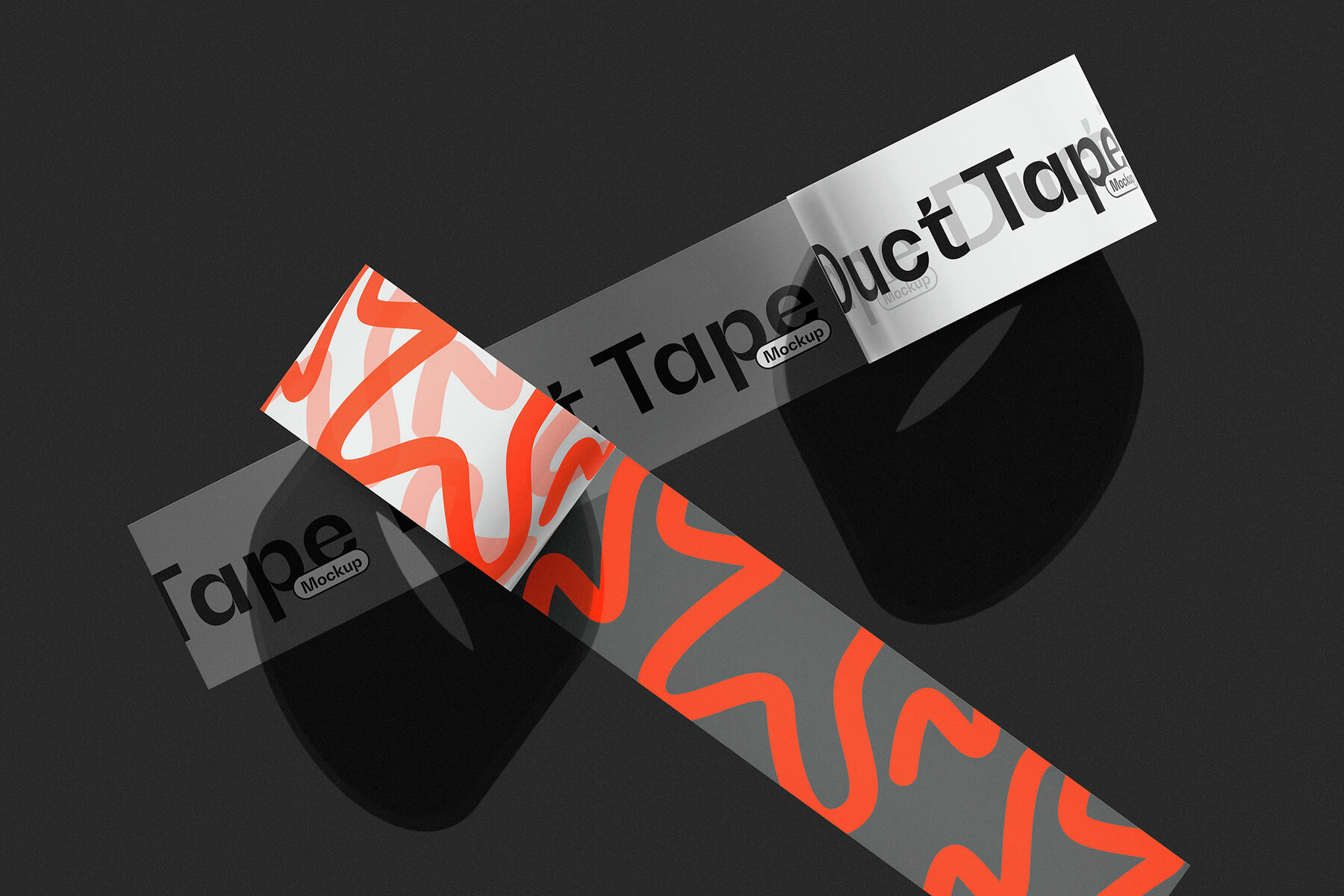 Duct Tape   Box Mockups Set 7