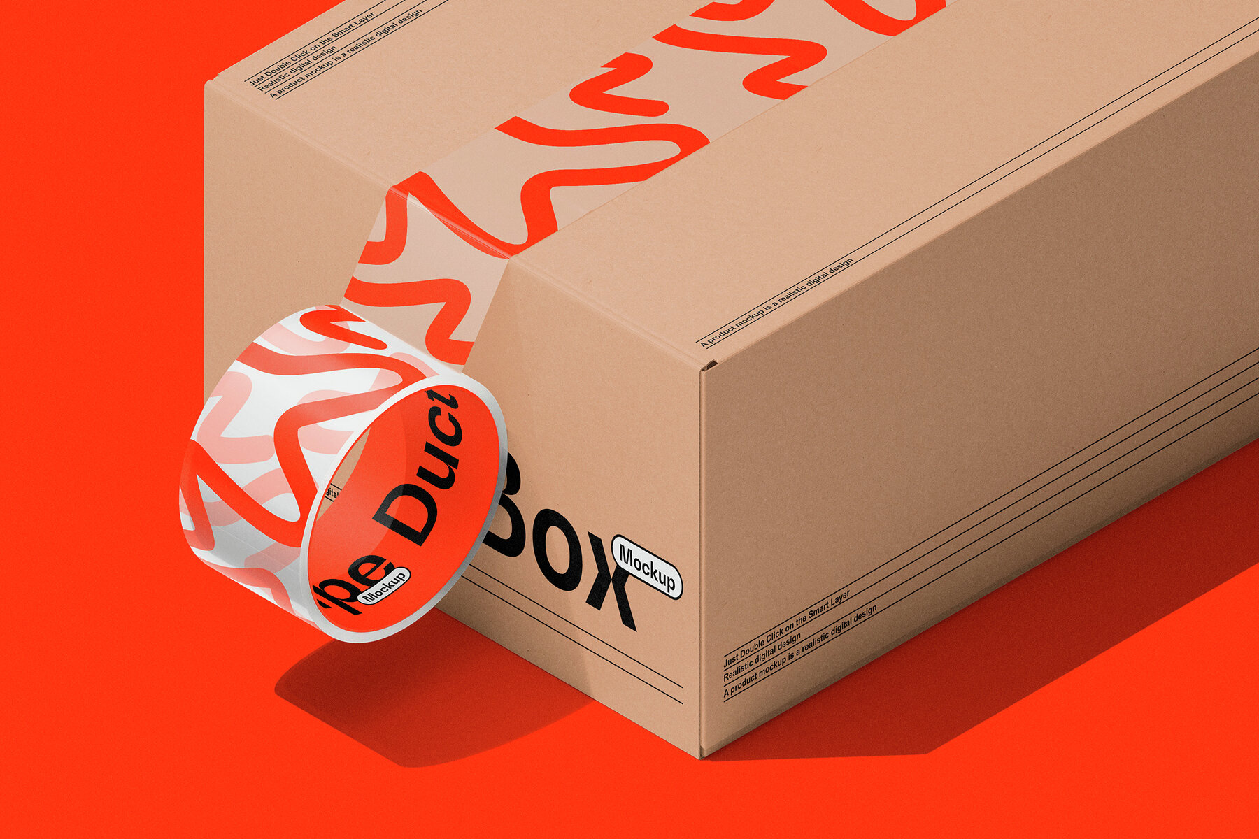 Duct Tape   Box Mockups Set 8