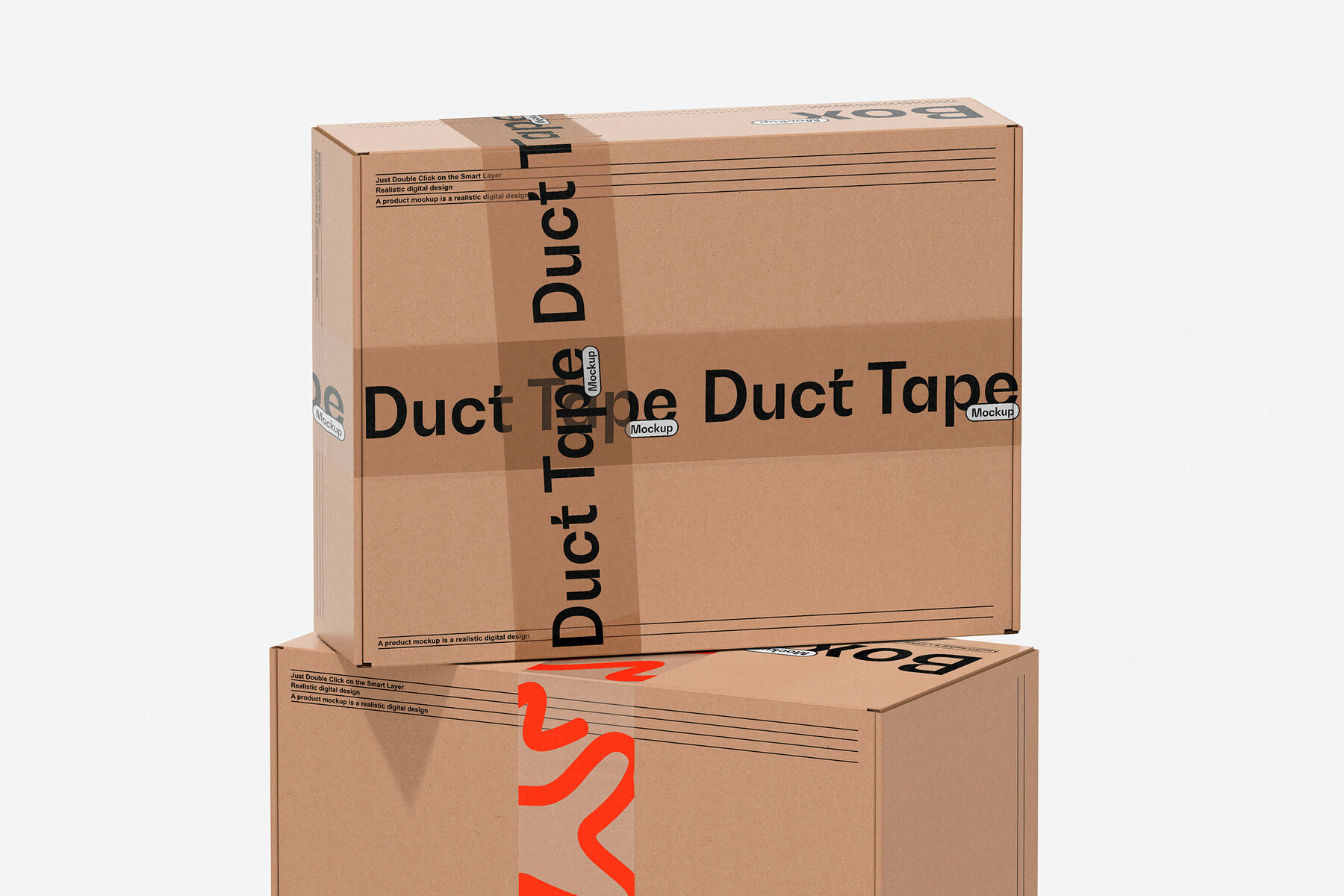 Duct Tape   Box Mockups Set 9