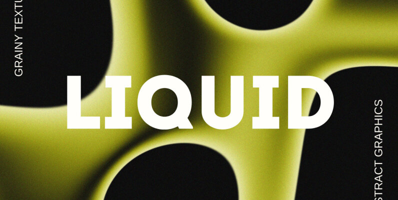 Liquid Grainy Gradient Shapes Backgrounds