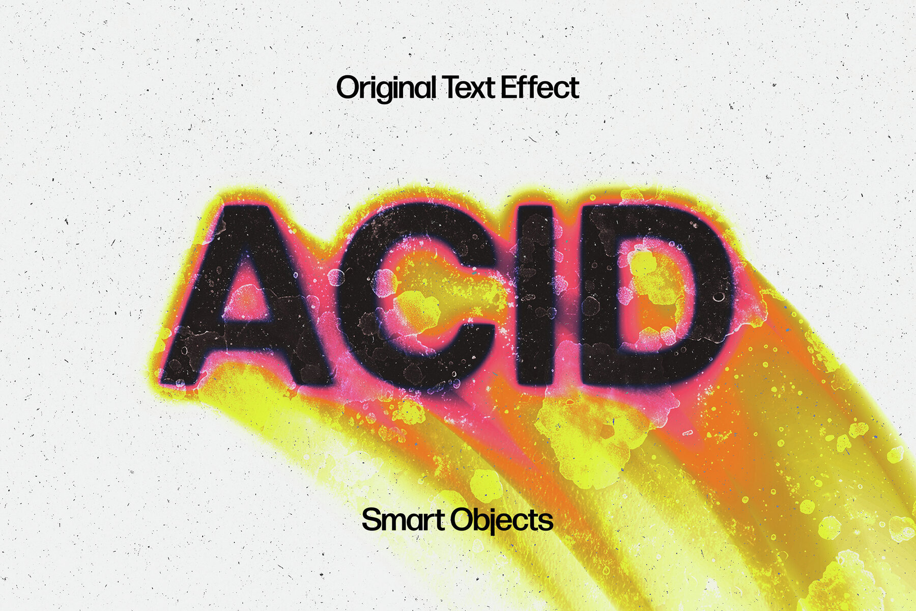 Acid Rushing Melting Text Effect 1