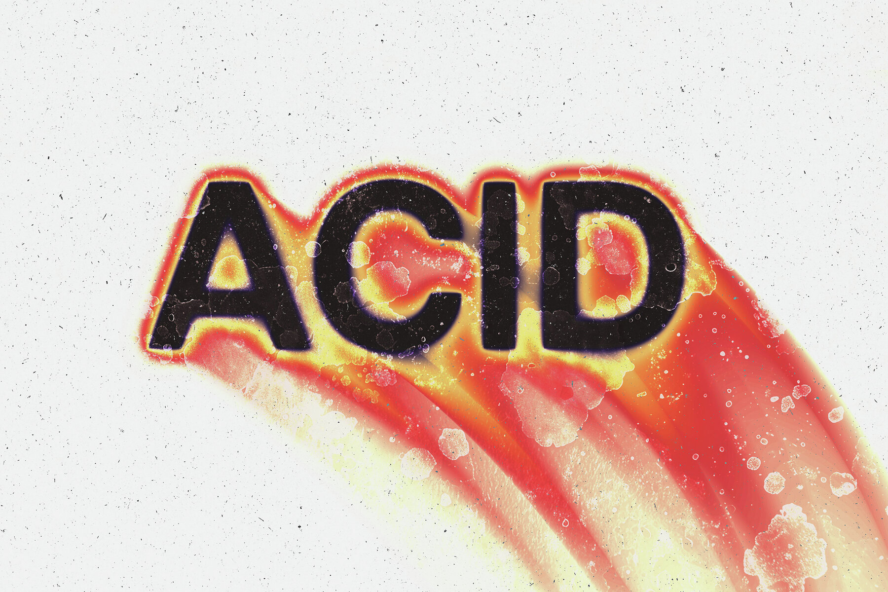 Acid Rushing Melting Text Effect 3