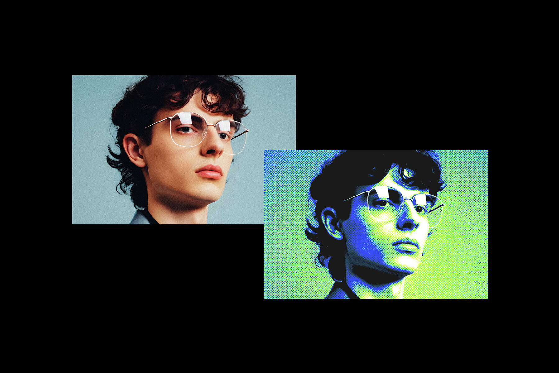 Thermal Halftone Photo Effect 2