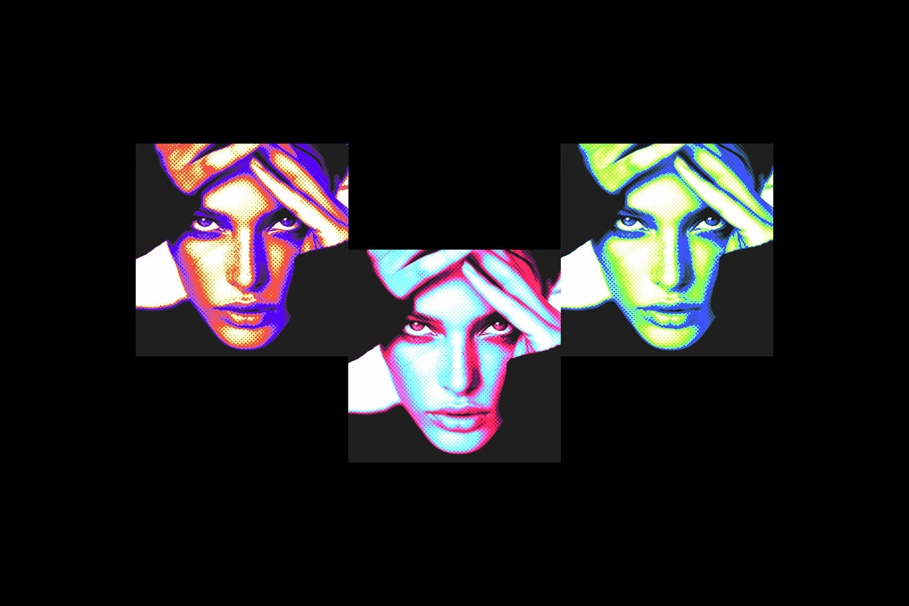 Thermal Halftone Photo Effect 3