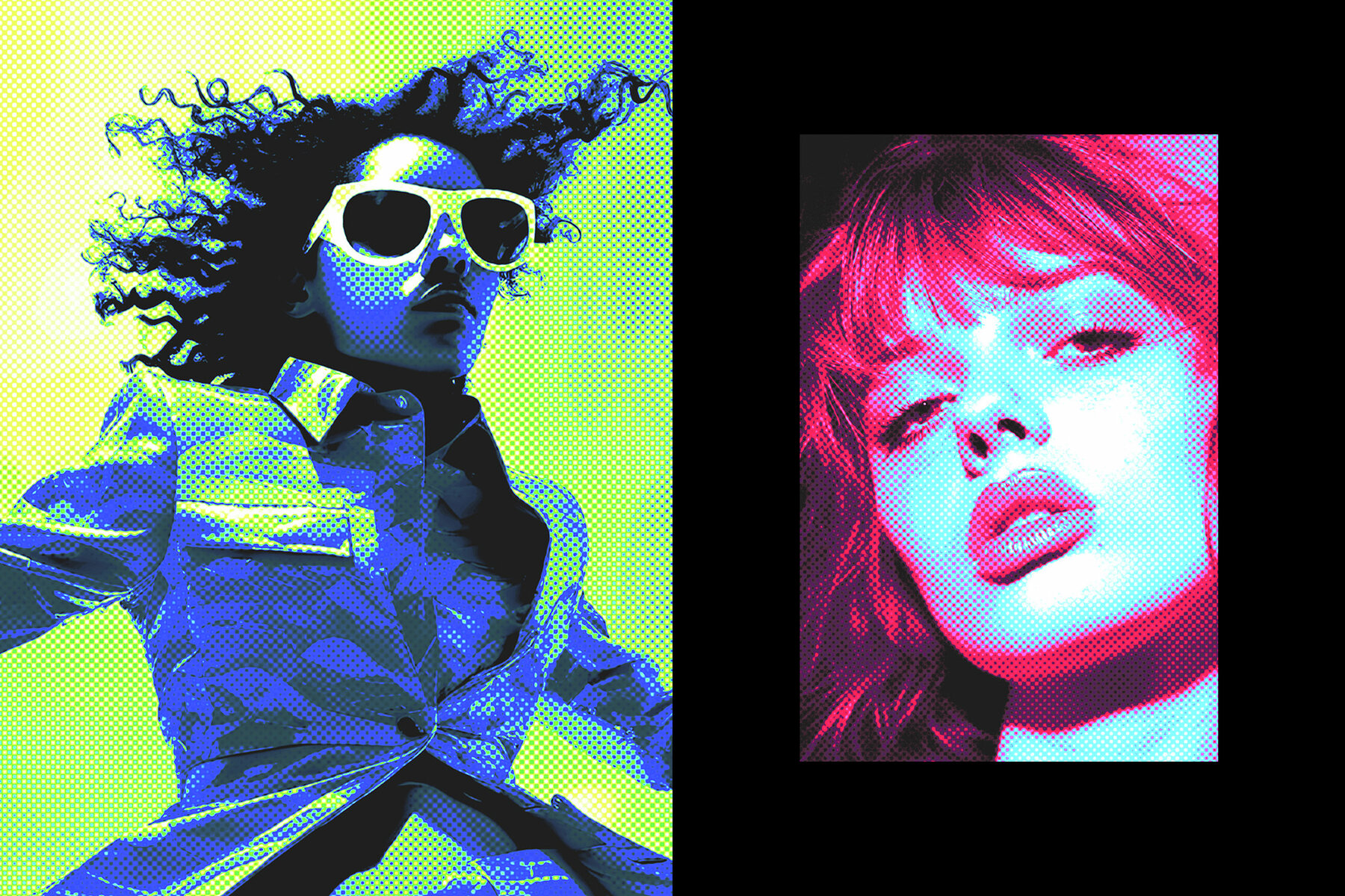 Thermal Halftone Photo Effect 4