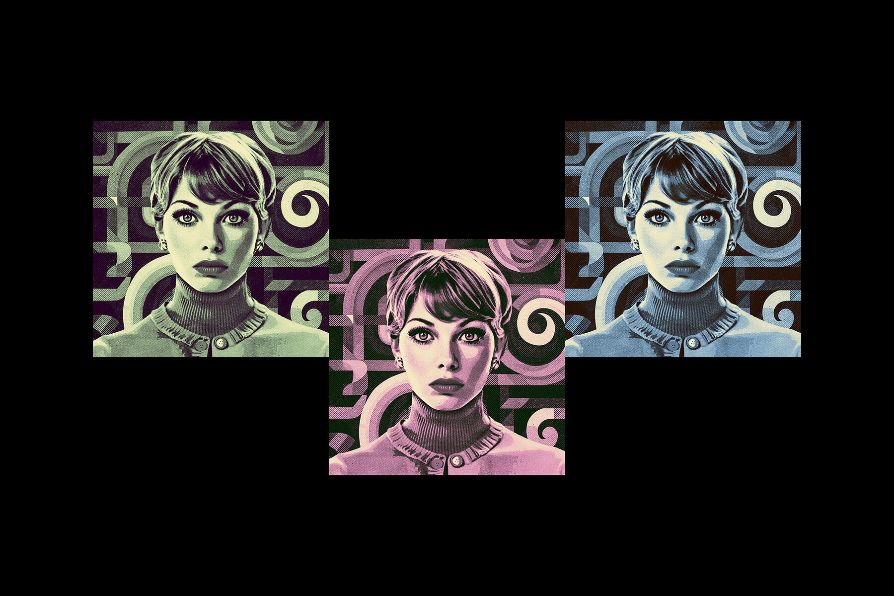 Pop Art Print Photo Effect 3