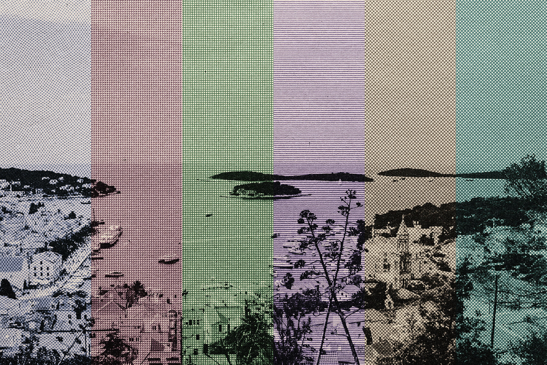 Old Vintage Halftone Photo Effect 3