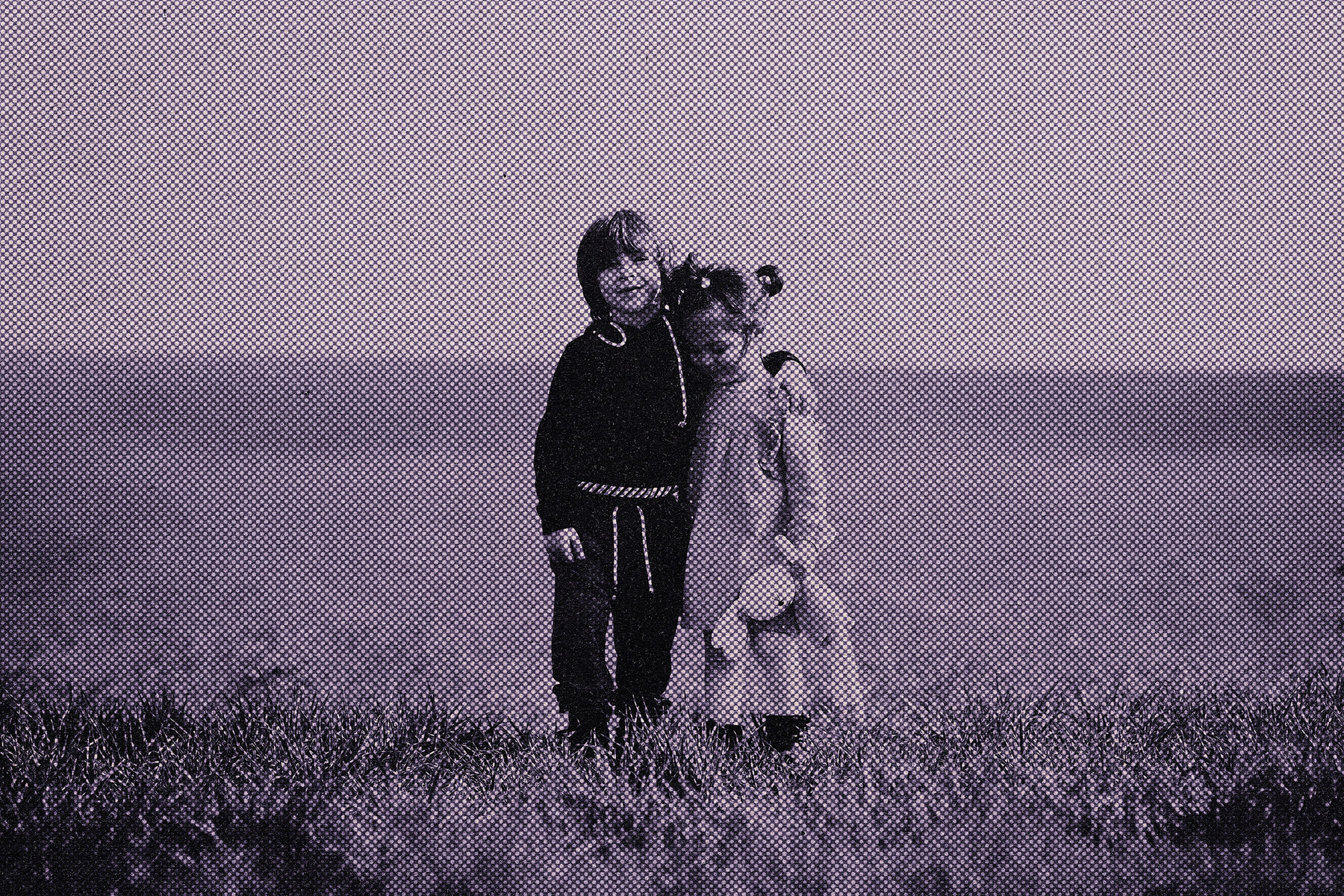 Old Vintage Halftone Photo Effect 6