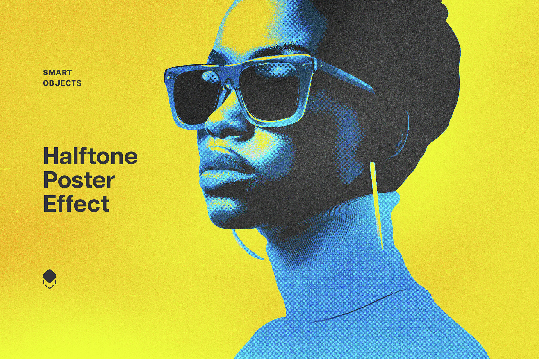 Halftone Poster Photo Effect 1