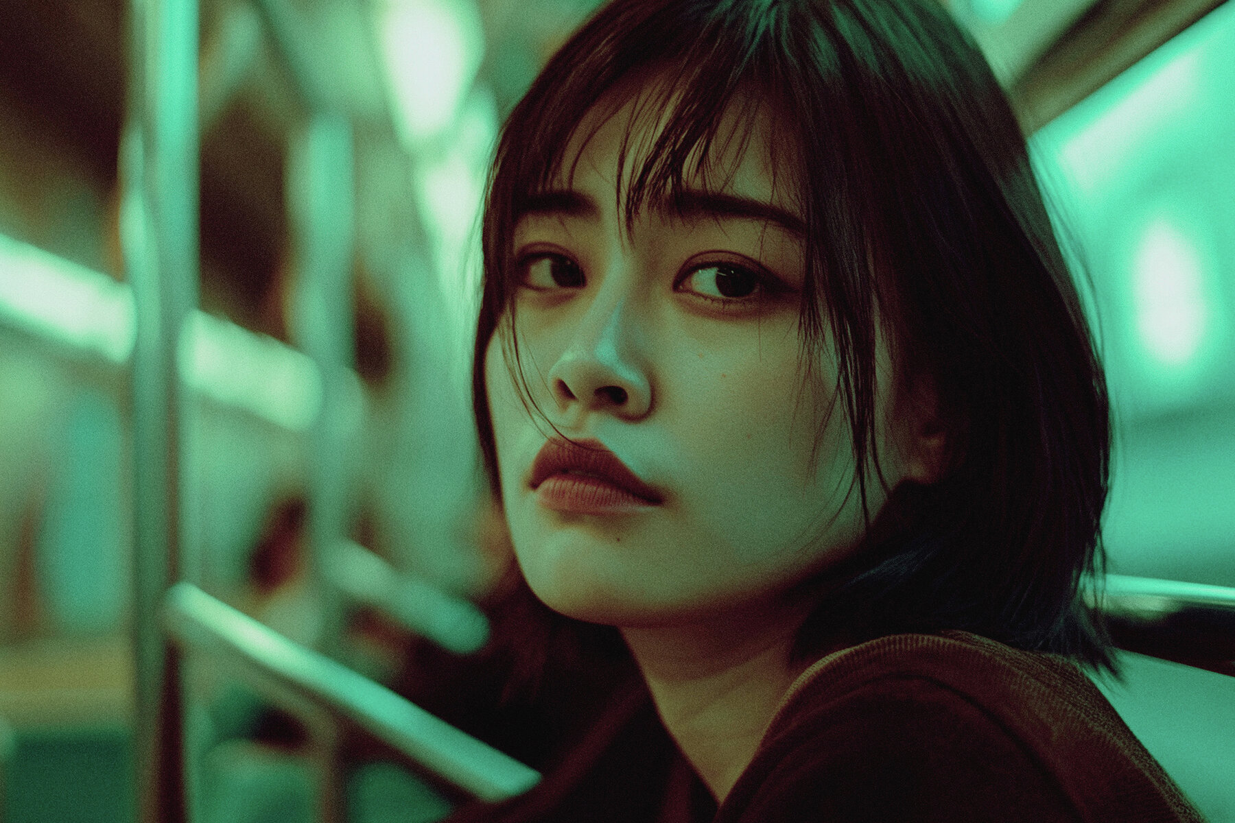 Cinematic Green Tint Photo Effect 4