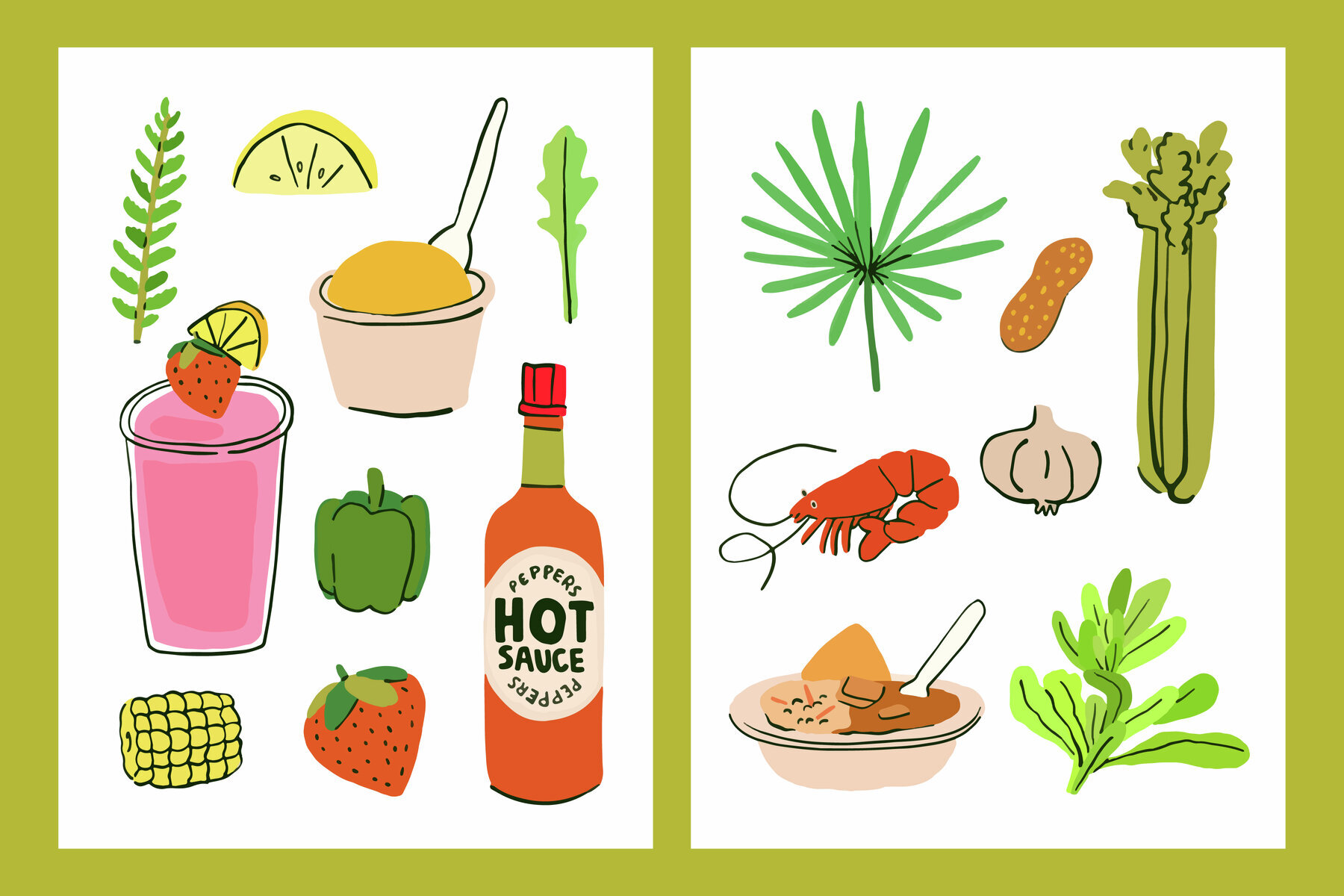 New Orleans Jazz and Heritage Fest Illustrations 2