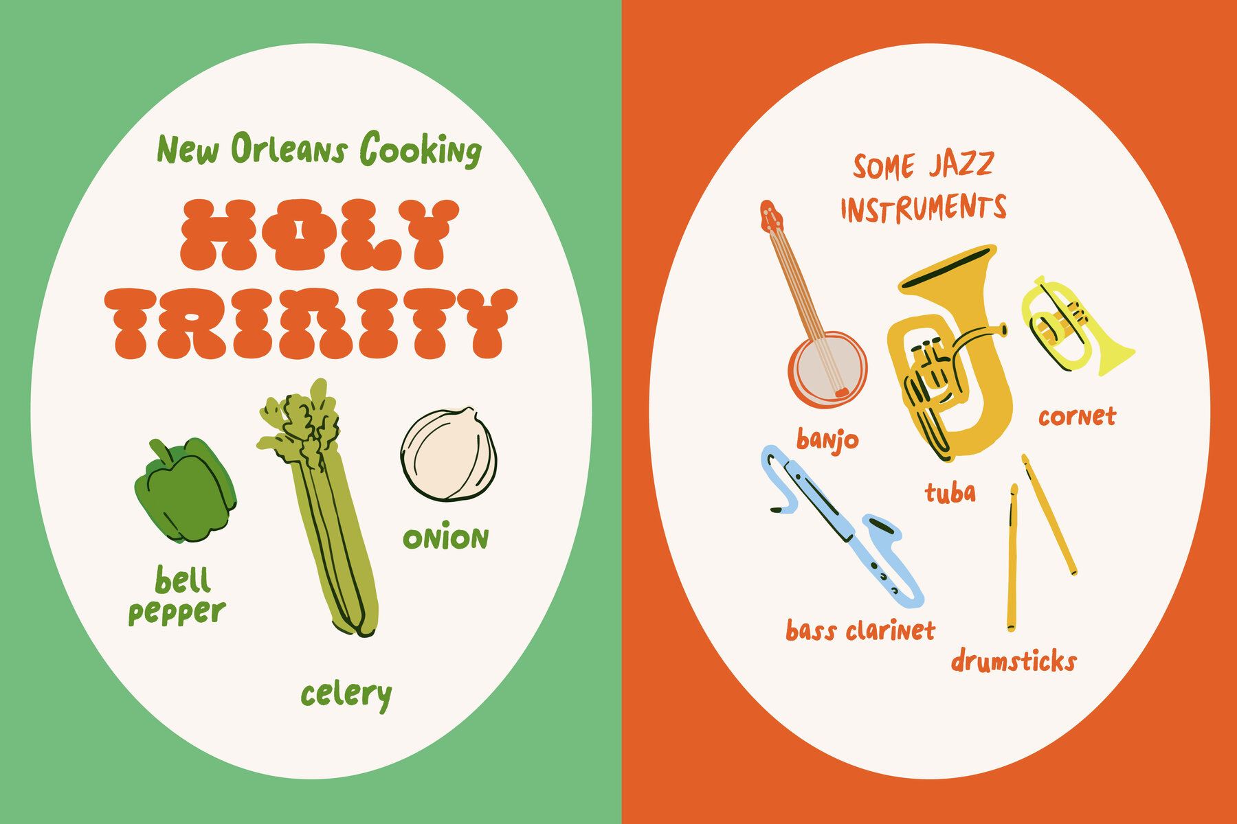 New Orleans Jazz and Heritage Fest Illustrations 4