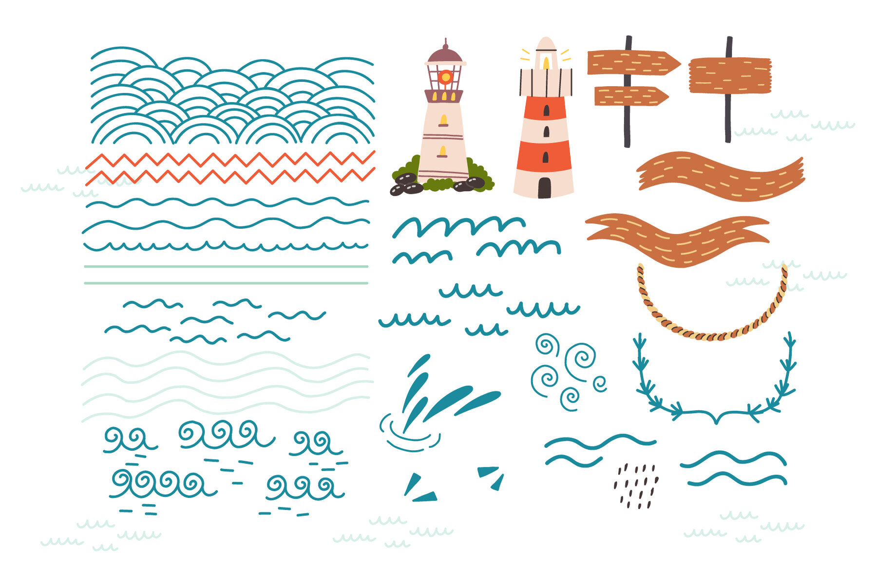 Pirates Ahoy Clipart and Treasure Map 4