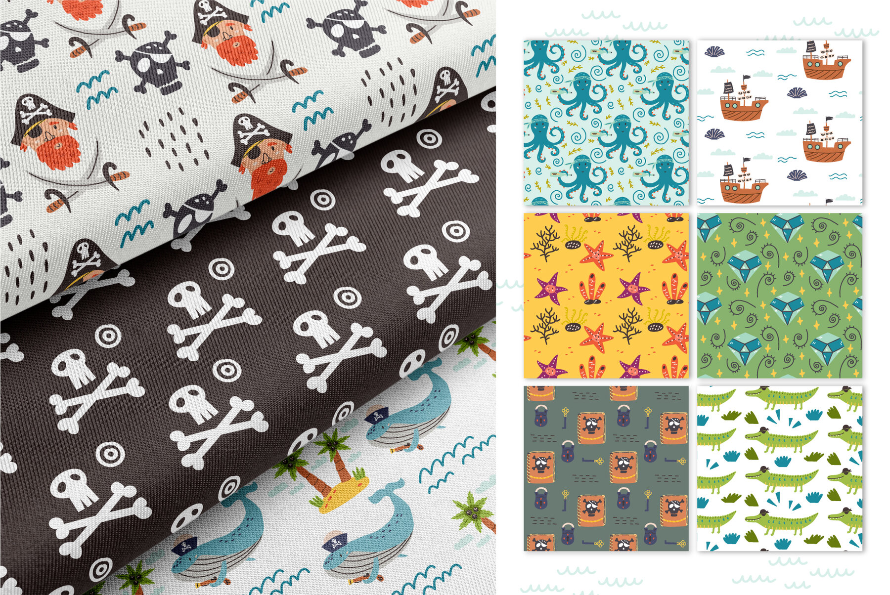 Pirates Ahoy Clipart and Treasure Map 14