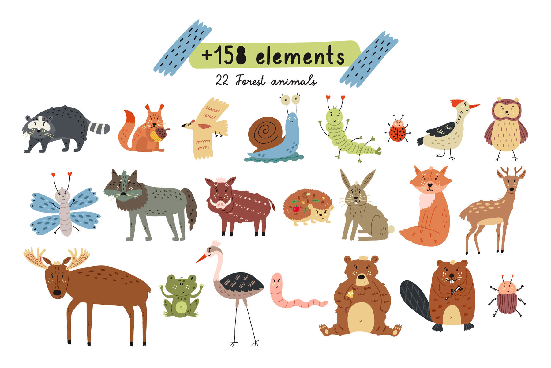 Forest Woodland Animals 2