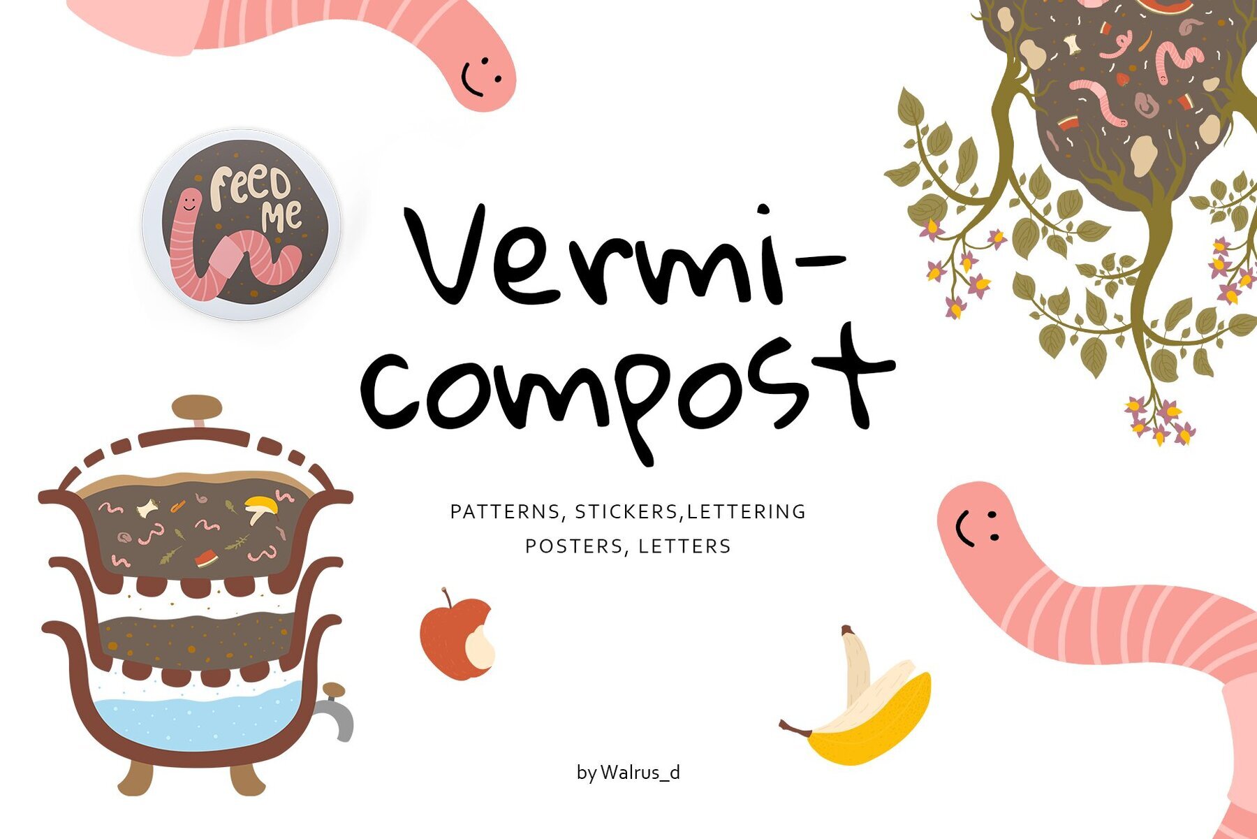 Vermicomposting Clipart 1