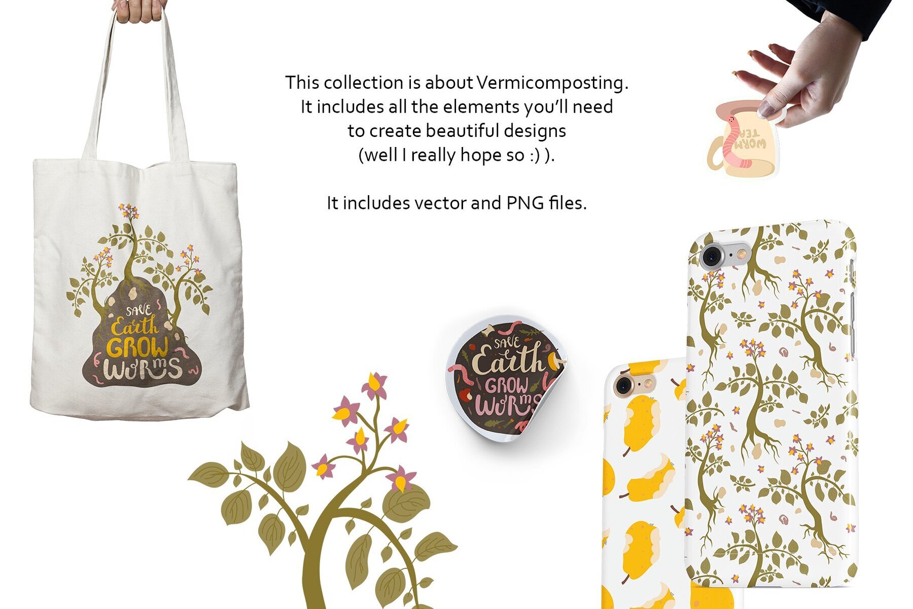 Vermicomposting Clipart 2